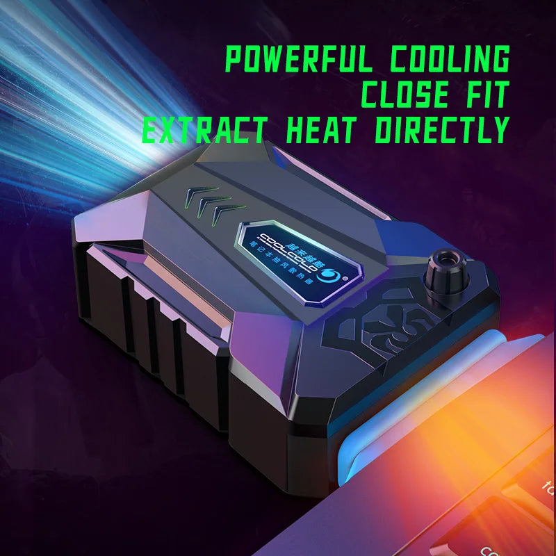 COOLCOLD Vacuum Portable Laptop Cooler USB Air Cooler Extern