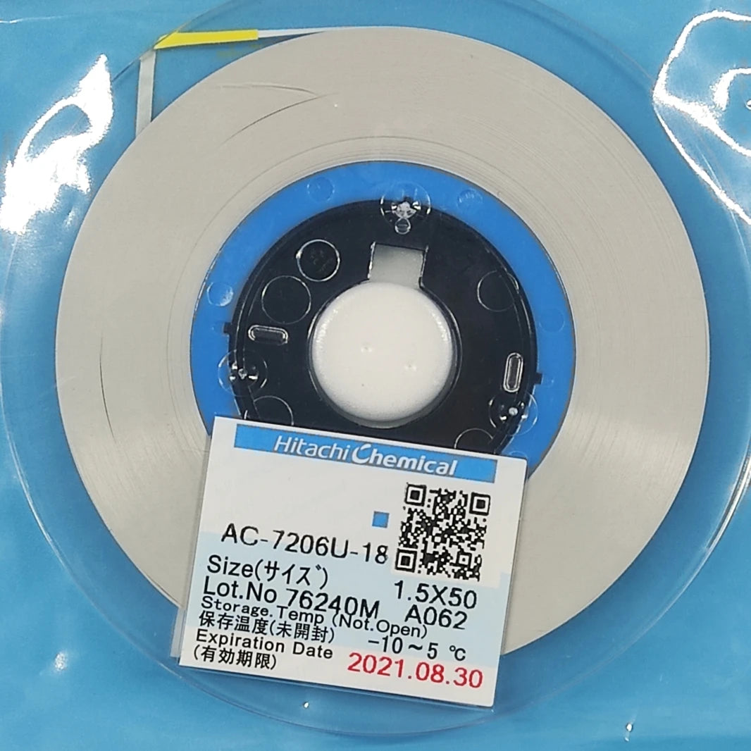 LED Backlight Strip for LCD Anisotropic Conductive ACF Film: AC-7206U-18 AC7206U-18 New Datecode