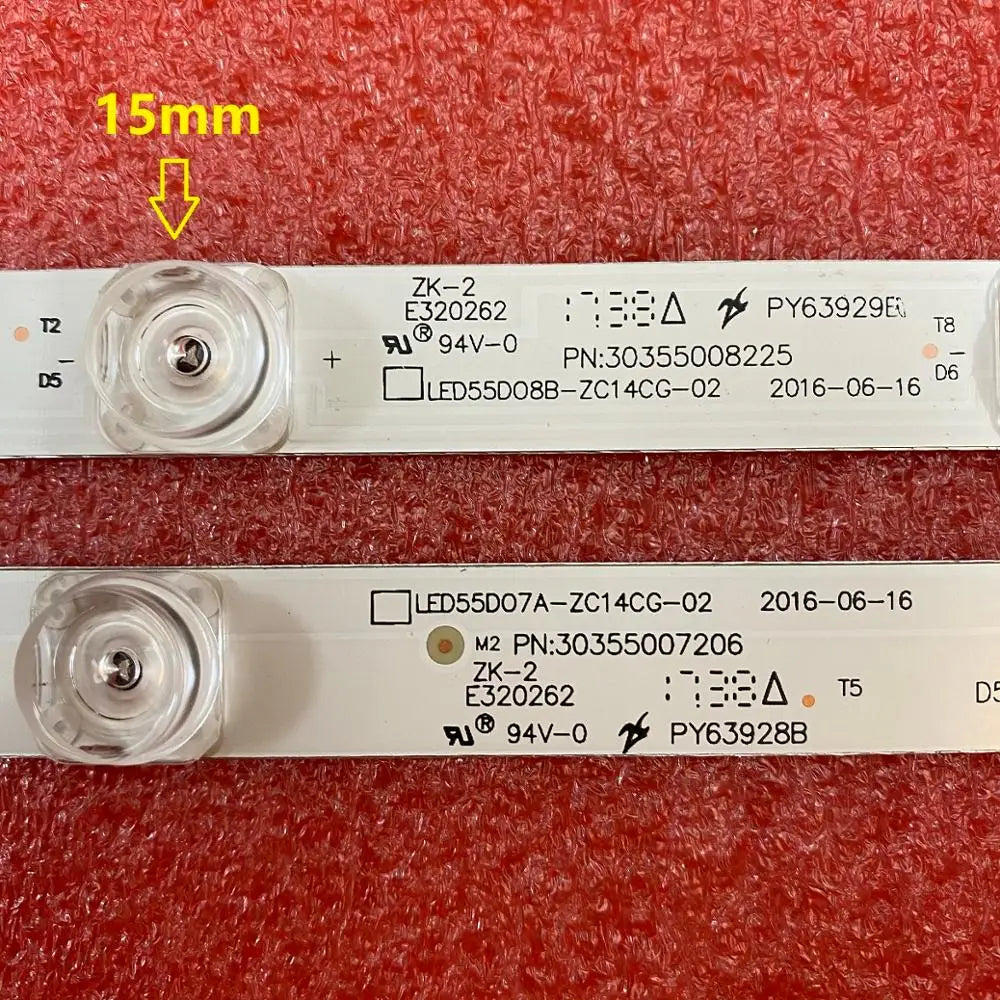 LED Backlight Strip for 14pcs/set LED Backlight Strip for MHDV5533-U4 JVC LT-55C550 LED55D08B-ZC14CG-02