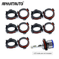 10pcs Car LED Headlight Bulbs Holder Adapter Lamp Base Led Front Headlight Kit H7 Adapter For OPEL Astra G Honda CR-V Mazda