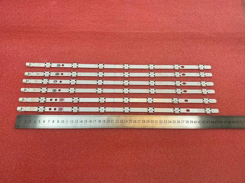 LED Backlight Strip for Kit 6pcs LED Strip For Toshiba 49U5663DB 49U6863DB 49R6010 49U5863DB LUX0149003