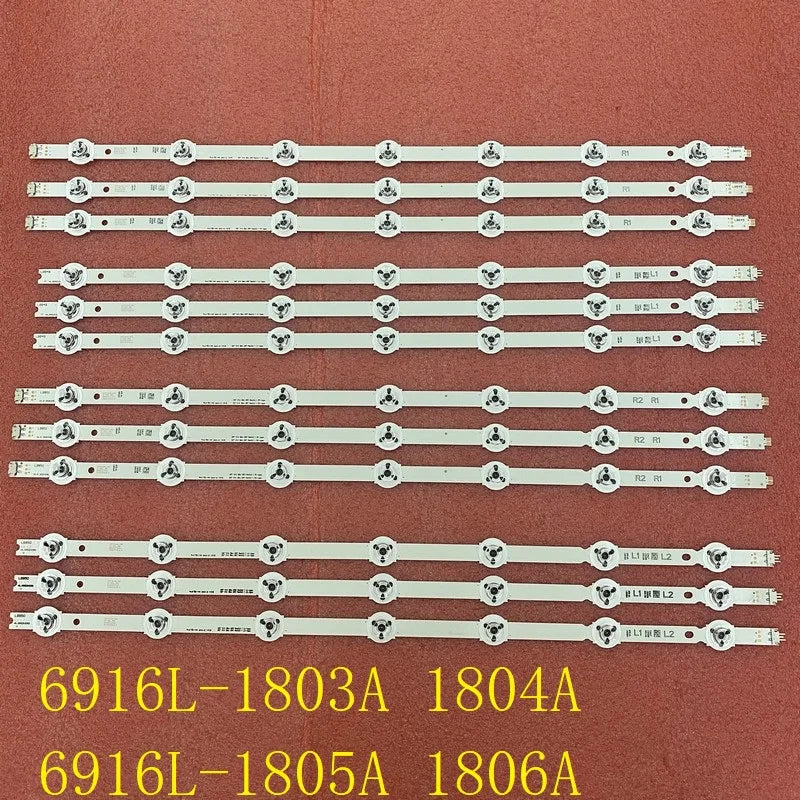 LED Strip for Panasonic TX-55AS740E TX-55ASW754 TX-55AS650B 6916L-1803A 1804A 1805A 1806A 1739A TX-55AS650E
