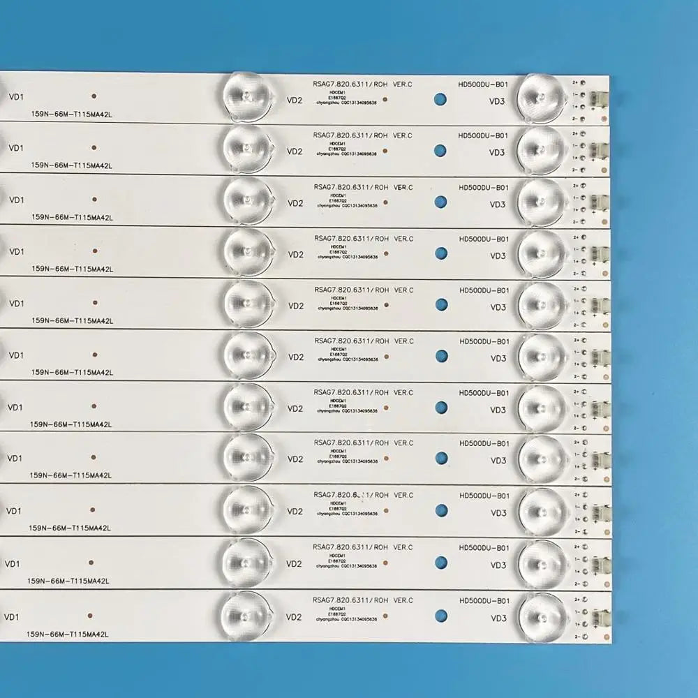 LED Backlight Strip for Hisense U50B900 LED50EC620CA 50-HD500DU-B01-11X6-3030C-3S1PX2 LED50K20JD LED50K290N