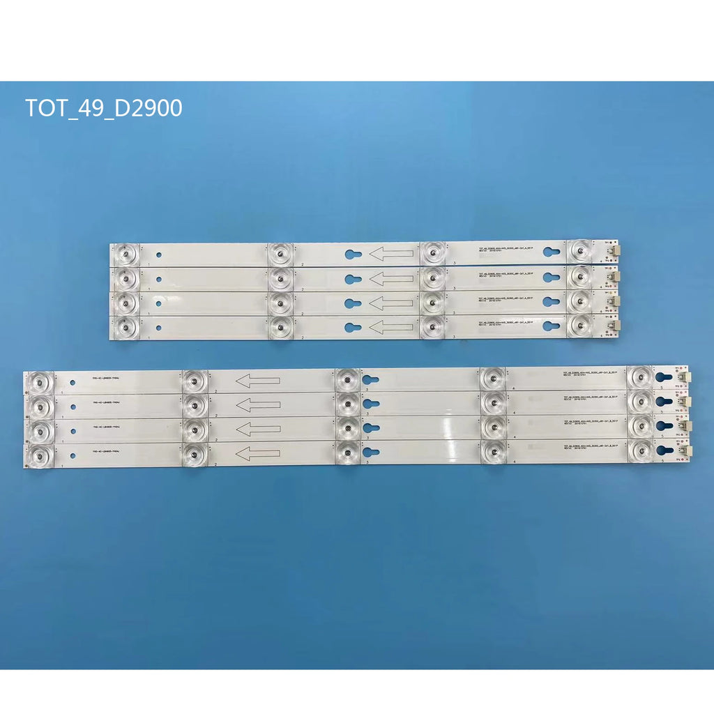 LED Backlight Strip for 8pcs LED Backlight strip for 49S405 49S403 LVF490CSOT D49A620U 49D2900 A B