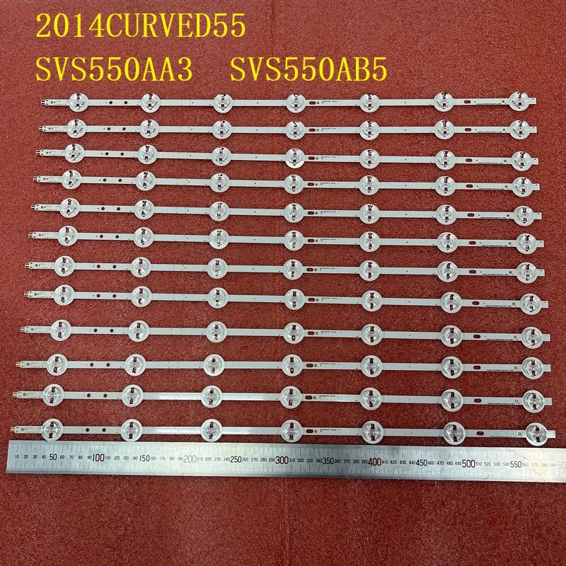 LED Strip(12)For Panasonic TX-55CRW454 TX-55CR430B TX-55CR430E 55CA9550 SVS550AB5 55PUS8909 55PUS8700