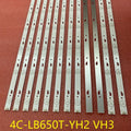 LED blacklight Strip For TCL 65R8 Thomson 65UA6606 L65E5800A LVU650CC 4C-LB650T-VH3 TV_ODM_650d30_3030C_12X8
