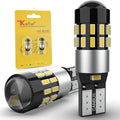 Katur 2pcs T10 W5W Led Canbus Bulbs 194 168 30SMD 3014 White