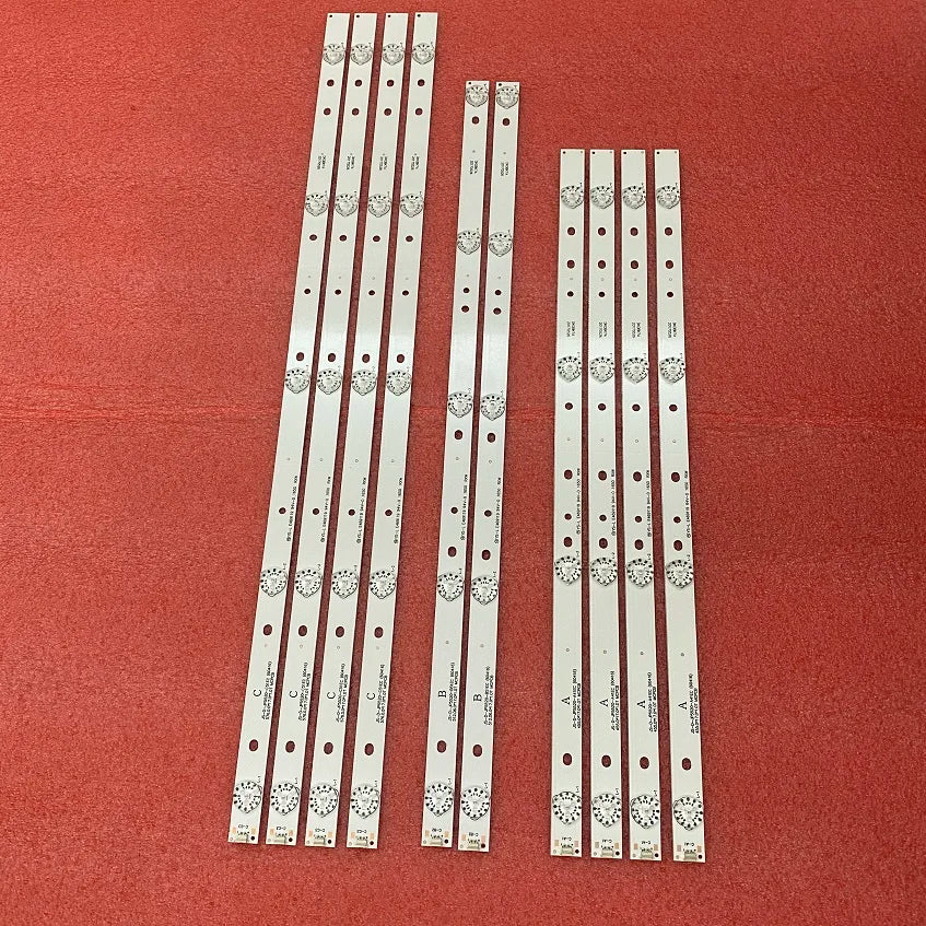 LED Backlight Strip for 10pcs LED Backlight Strip for AKAI AKTV551 AKTV5512TS JS-D-JP5520-A41EC B51EC C51EC