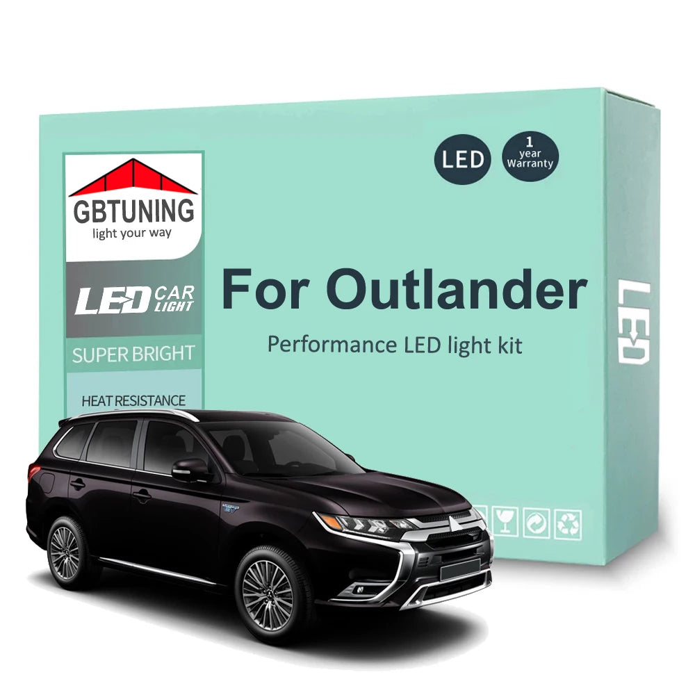 LED Interior Light Bulb Kit For Mitsubishi Outlander 1 2 3 I