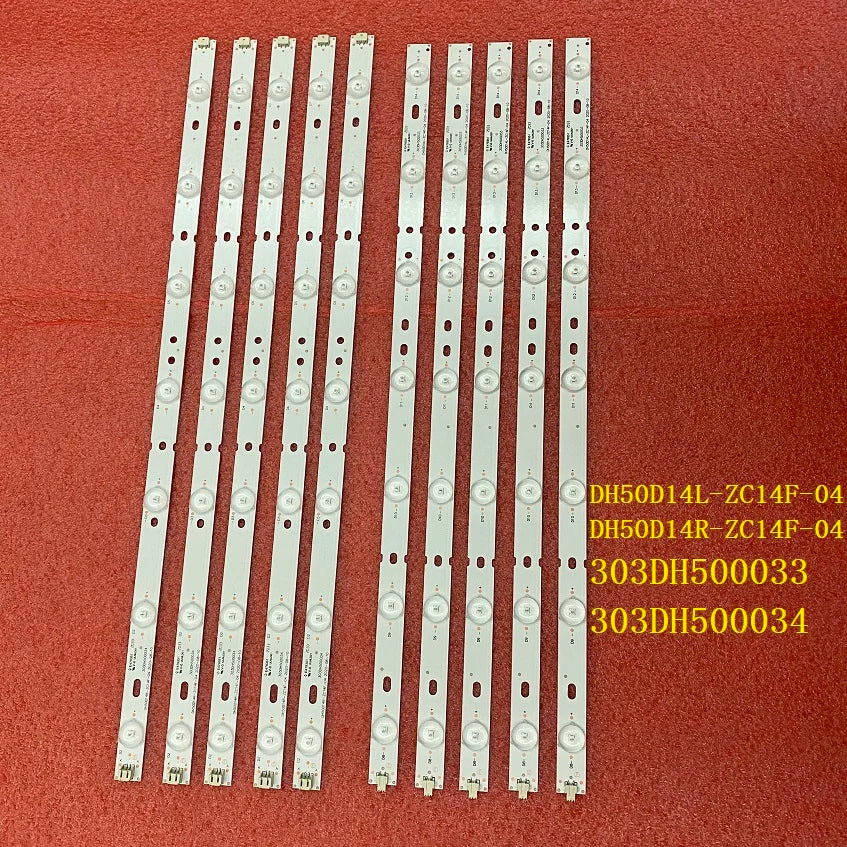 LED Backlight Strip for 10pcs/set LED Backlight Strip For Sceptre X505BV 50CE1120 DH50D14L DH50D14R-ZC14F-04