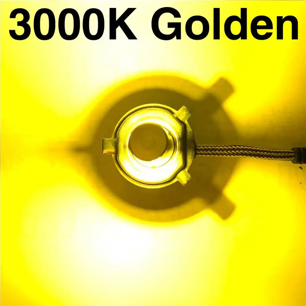 2X NEW C6 LED H4 Two-colors 6500K+3000k 6500K+8000K Hi/Lo H7 H1 H8 H11 9005 HB3 HB4 9006 Bulb Auto light Car Headlight Fog Lamp