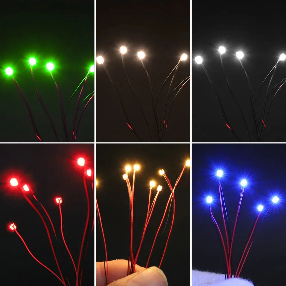 DIY Micro SMD Led Lamp Wired Led 0402 0603 0805 1206 Pre-sol