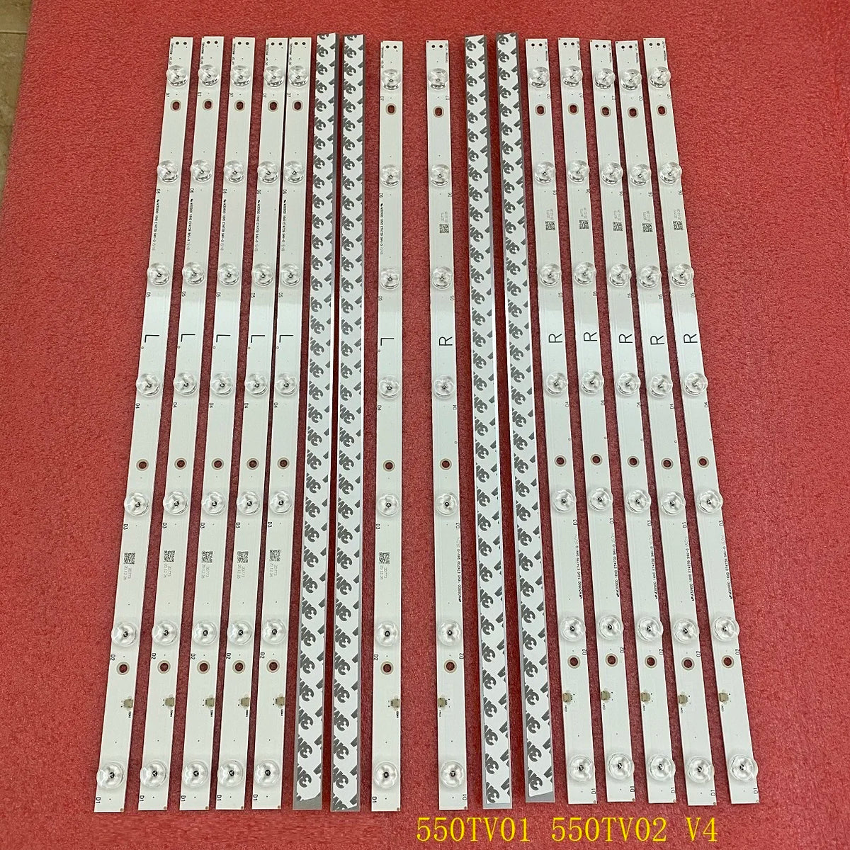 LED Strip for Panasonic TX-55AXW634 TX-55AX630B TX-55AX630E TH-55AX670A 550TV01 550TV02 V4