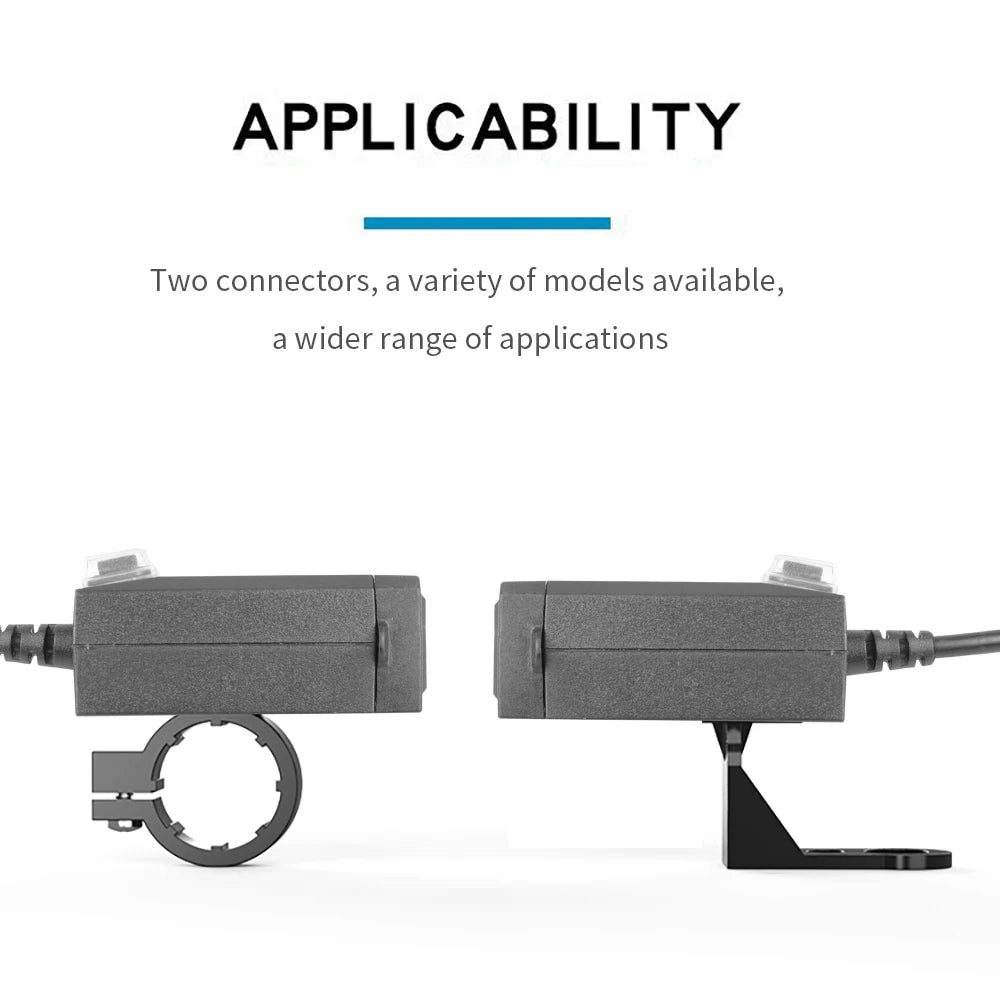 Motorcycle Vehicle-Mounted Charger Waterproof USB Adapter 12