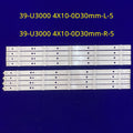 LED Backlight Strip for LD39U3200 LD39U3100 39-U3000 4X10-0D30mm-L-5 4X10-0D30mm-R-5 - Replacement TV