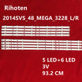 LED Backlight Strip for 1Kit =8pcs LM41-00090Z LM41-00091E BN96-32769A DMGE-480SMA 2014SVS UE48H5003