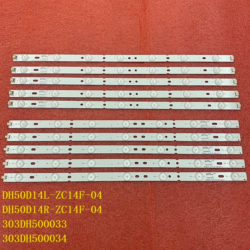 LED Backlight Strip for 10pcs/set LED Backlight Strip For Sceptre X505BV 50CE1120 DH50D14L DH50D14R-ZC14F-04