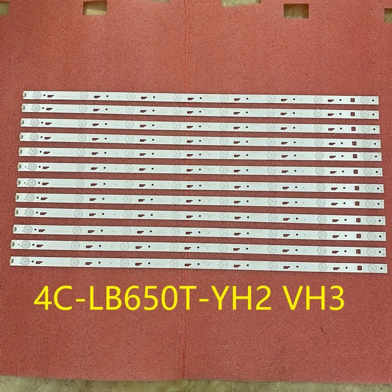 LED blacklight Strip For TCL 65R8 Thomson 65UA6606 L65E5800A LVU650CC 4C-LB650T-VH3 TV_ODM_650d30_3030C_12X8
