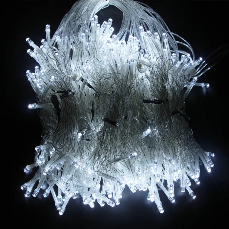Outdoor Led Curtain Lights String Waterproof Icicle Light Ga