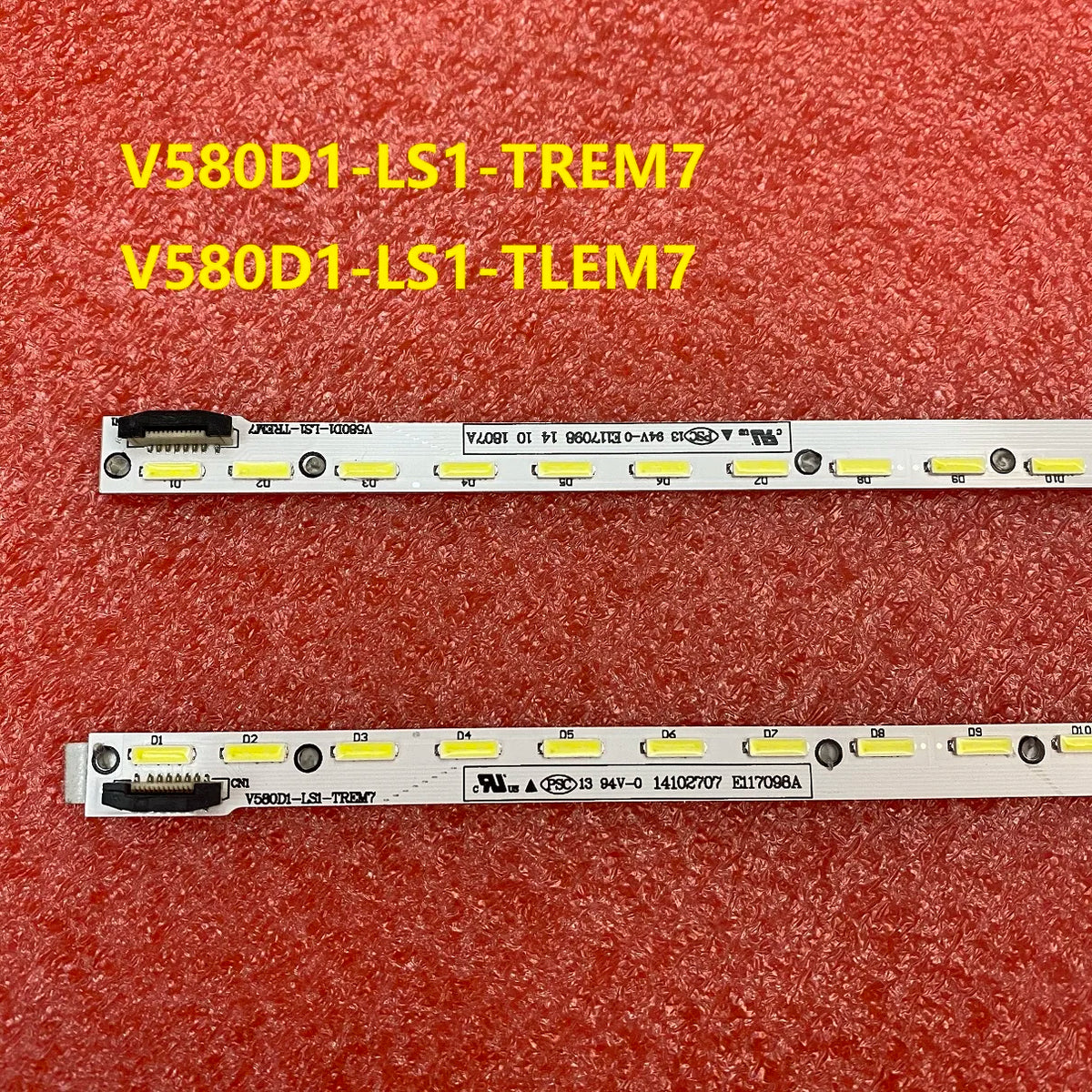 LED Backlight Strip for Toshiba 58L8400U 58PUK6809 Panasonic TX-58AX802B V580D1-LS1-TREM7 V580D1-LS1-TLEM7