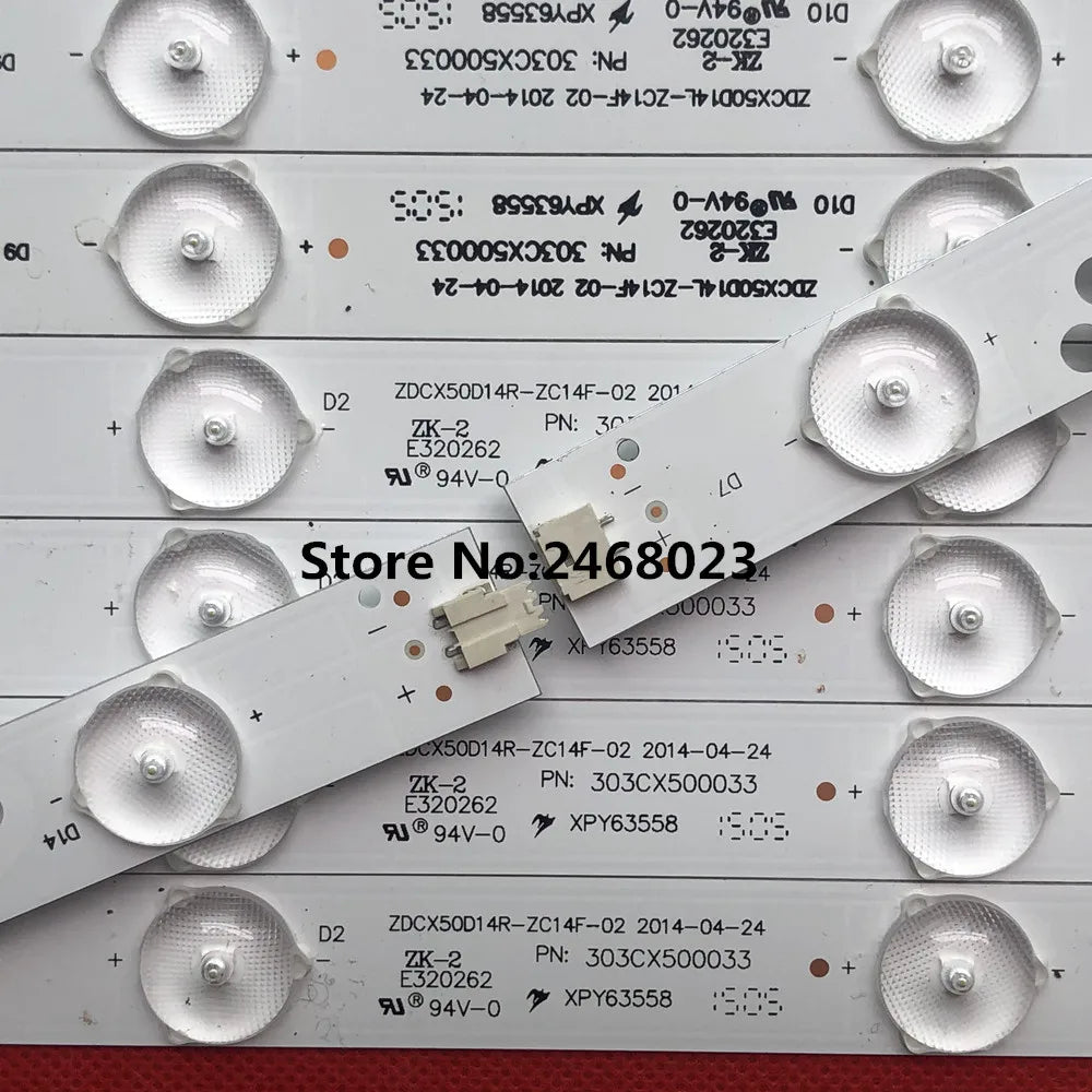 LED Backlight Strip for LT-50E350 LT-50E560 LE-5018 LE-5029 TF-LED50S7T2 RLDED5078A-F ZDCX50D14R-ZC14F-02