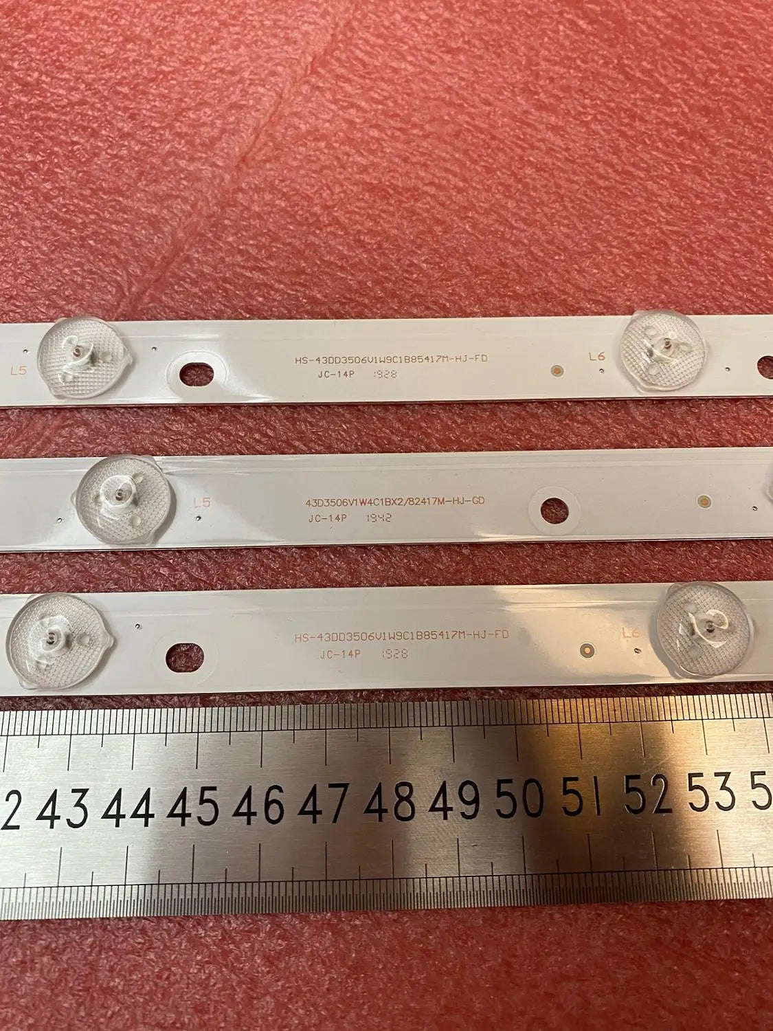 LED Backlight Strip for VEKTA LD-43S6015BT LD43SF651BS MS-L1111R AKAI AKTV432 JS-D-JP4320-091EC 081EC