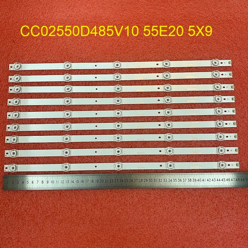 LED Backlight Strip for 9pcs/set LED backlight strip for BAIRD T550HVN05.1 QT55I90IDLEDNC TI5511DLEDDS