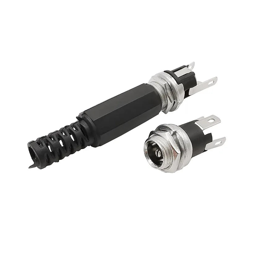 DC Power Male Female Adapter 5.5x2.1mm DC Power Plug Jack So