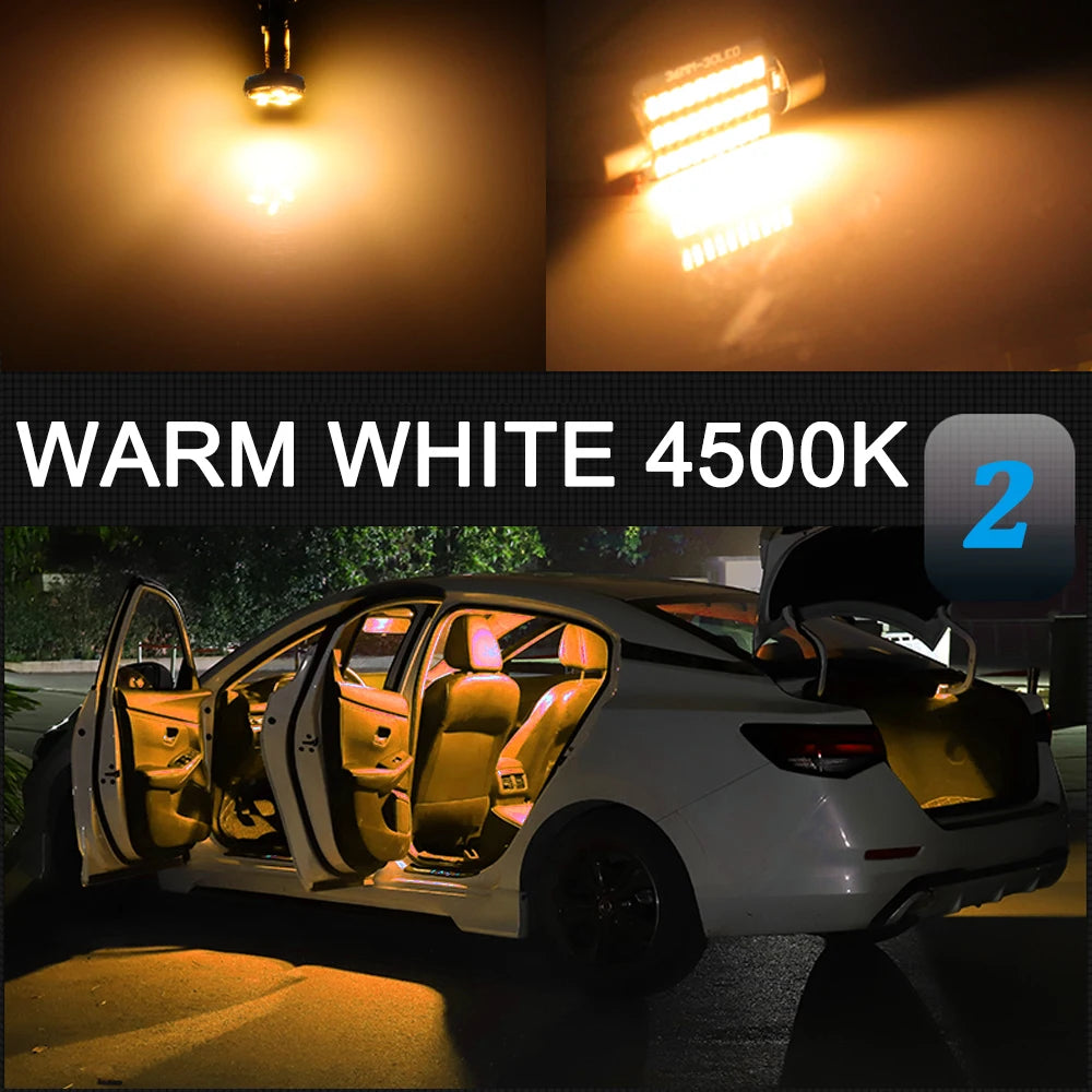 11pcs LED Interior Lights Kit Canbus For Toyota Yaris Cross 