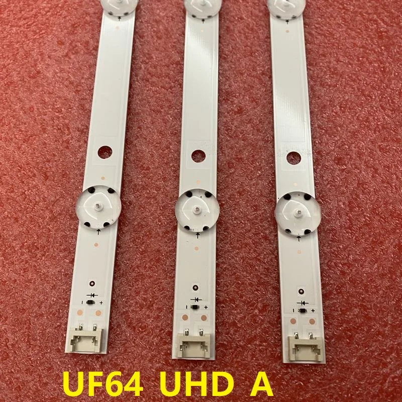 3pcs 8LED LED Backlight Strip for TV UF64_UHD_A HC430DGN-SLN
