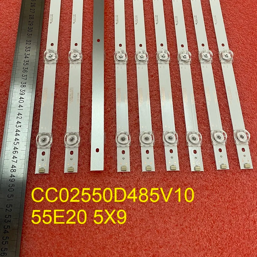 LED Backlight Strip for 9pcs/set LED backlight strip for BAIRD T550HVN05.1 QT55I90IDLEDNC TI5511DLEDDS