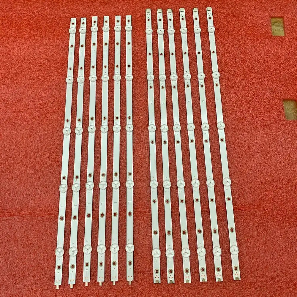LED Backlight Strip for Kit 12pcs LED Bar for 55PUS6503/12 55PUS6412 55PUS7503 55PUS6162 55PUS6262 55PUS6753