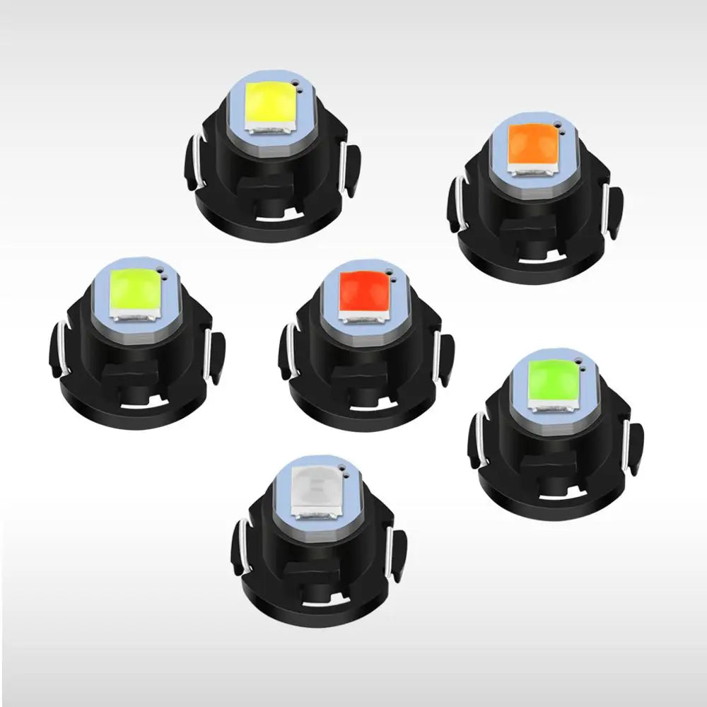 10Pcs T3 T4.2 T4.7 Led Bulb Canbus Super Bright Car Interior