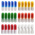 10/20pcs T5 W3W LED Bulbs Car Interior Light Dashboard Warni
