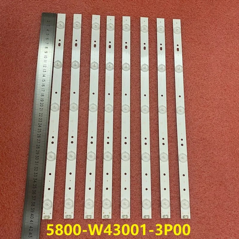 LED Strip for Philco Ph43e60dsgw Ph43e60 Telefunken 43"TLF3000 TF-LED43S27T2 Polaroid TQL43F4PR001 Inkel