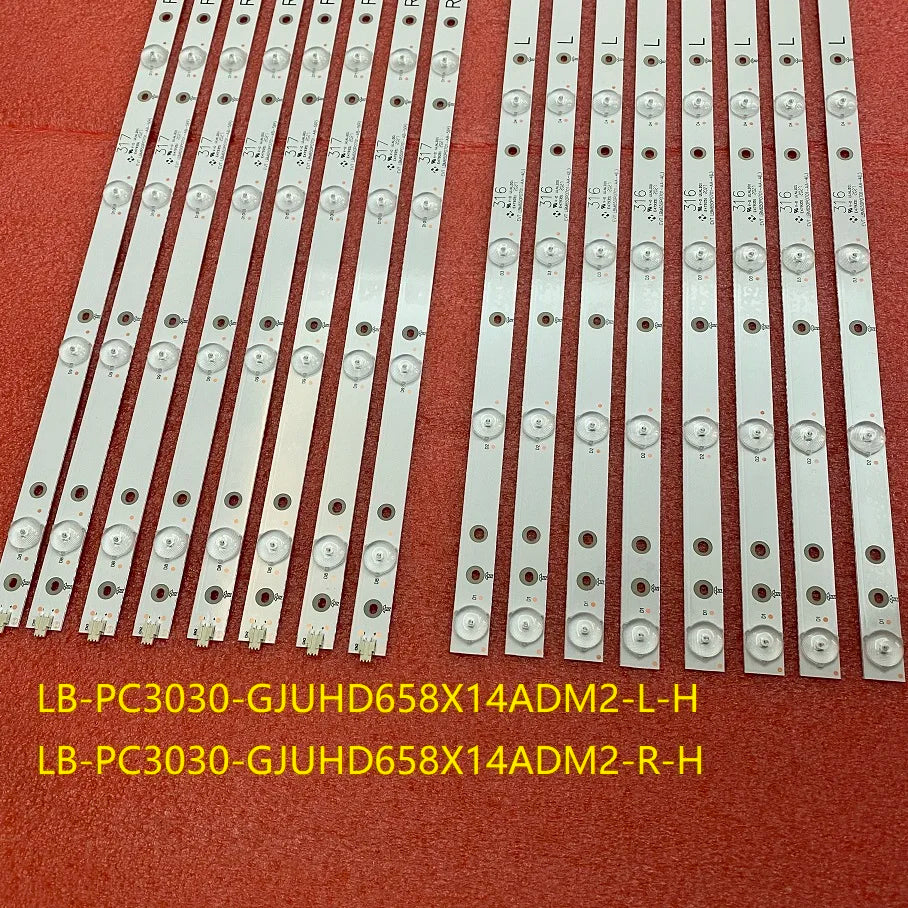 LED Backlight Strip for(16)For 65PUT6121 65PUF6652 65PUS6121/12 65PUF6656/T3 LD65P19U 65PUF6061 65ADM2-R L