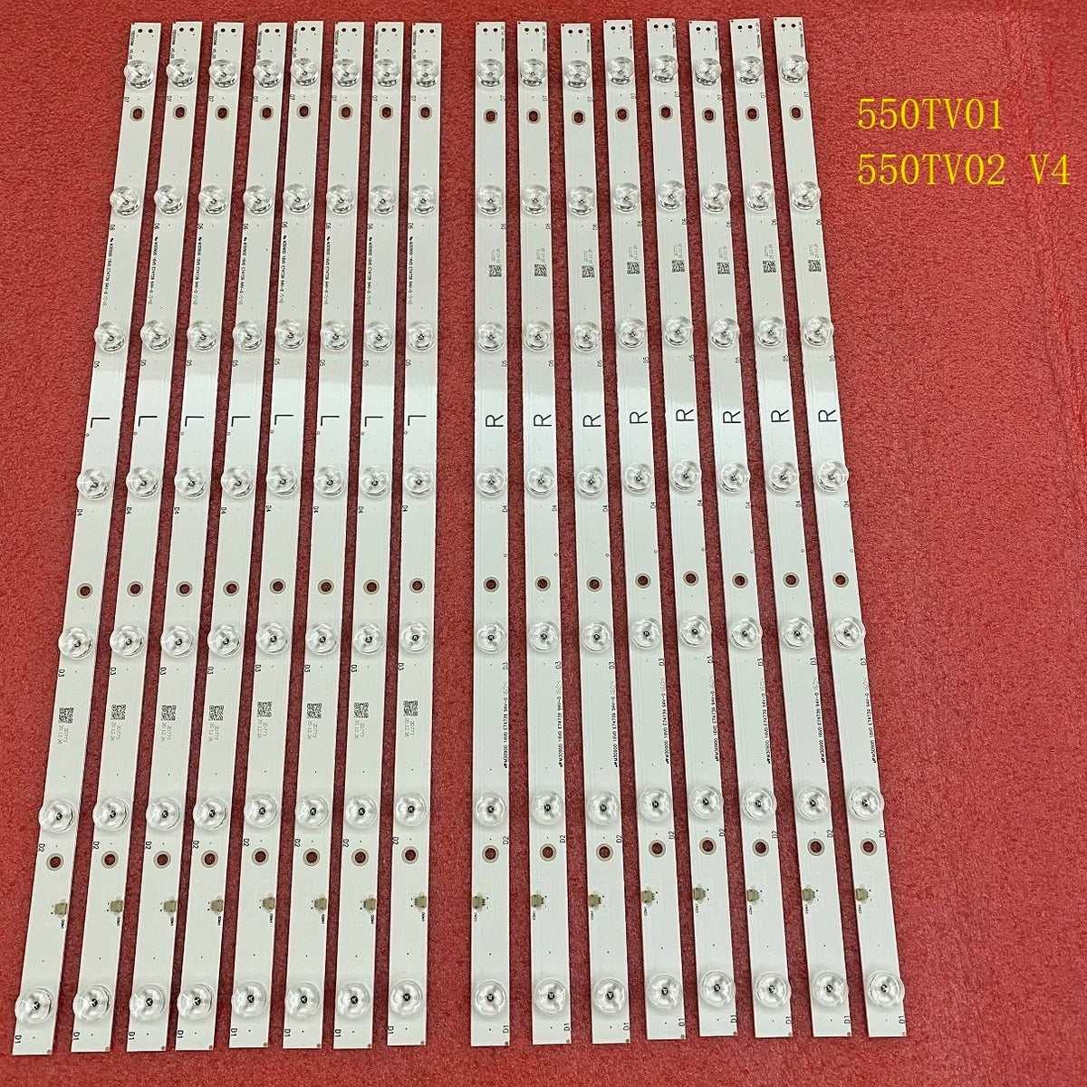 LED Strip for Panasonic TX-55AXW634 TX-55AX630B TX-55AX630E TH-55AX670A 550TV01 550TV02 V4
