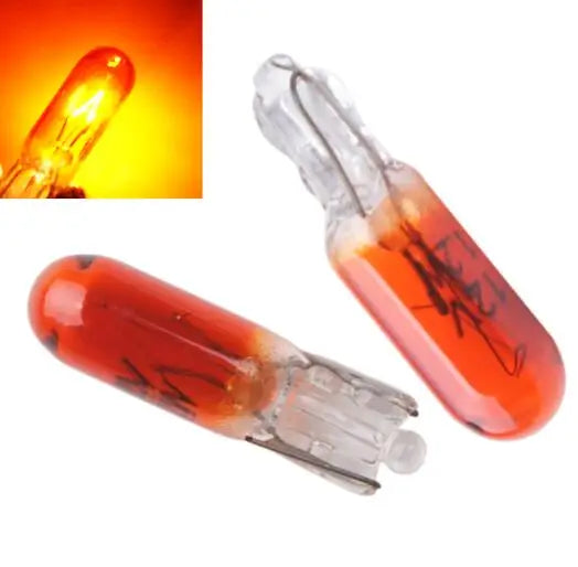 10/20pcs T5 W3W LED Bulbs Car Interior Light Dashboard Warning Indicator Wedge 12V Auto Instrument Lamp Signal Lamp Accessories