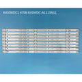LED Backlight Strip forK430WDC1_A3 4708-K430WDC-A3113N11 For Philips 43'' TV 43DL4012N/62 LE43E6850