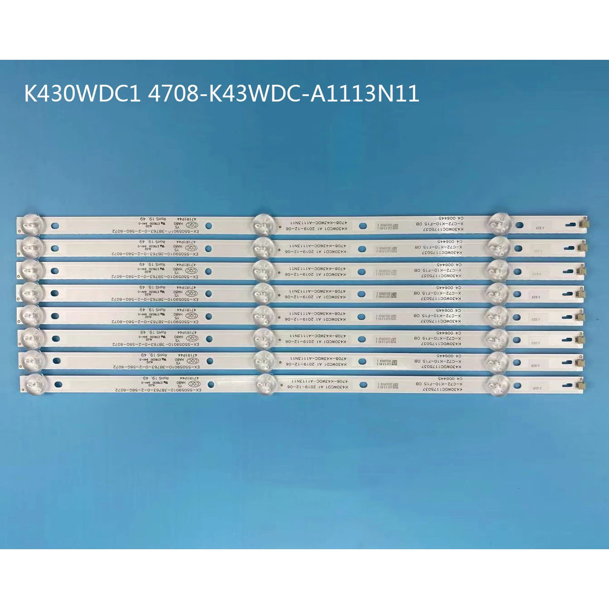 LED Backlight Strip forK430WDC1_A3 4708-K430WDC-A3113N11 For Philips 43'' TV 43DL4012N/62 LE43E6850