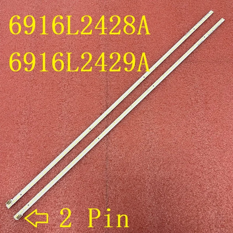 LED Backlight Strip for 2Pin LED Backlight Strip For 55"TV 55LH604V 55LH6000 55LJ615V 55UH7700 55LW340C