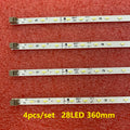 LED Backlight Strip for 4pcs/set 28LED 360mm LED Backlight For E129741 32PFL6606H/60 32HFL5573D GT0326-1