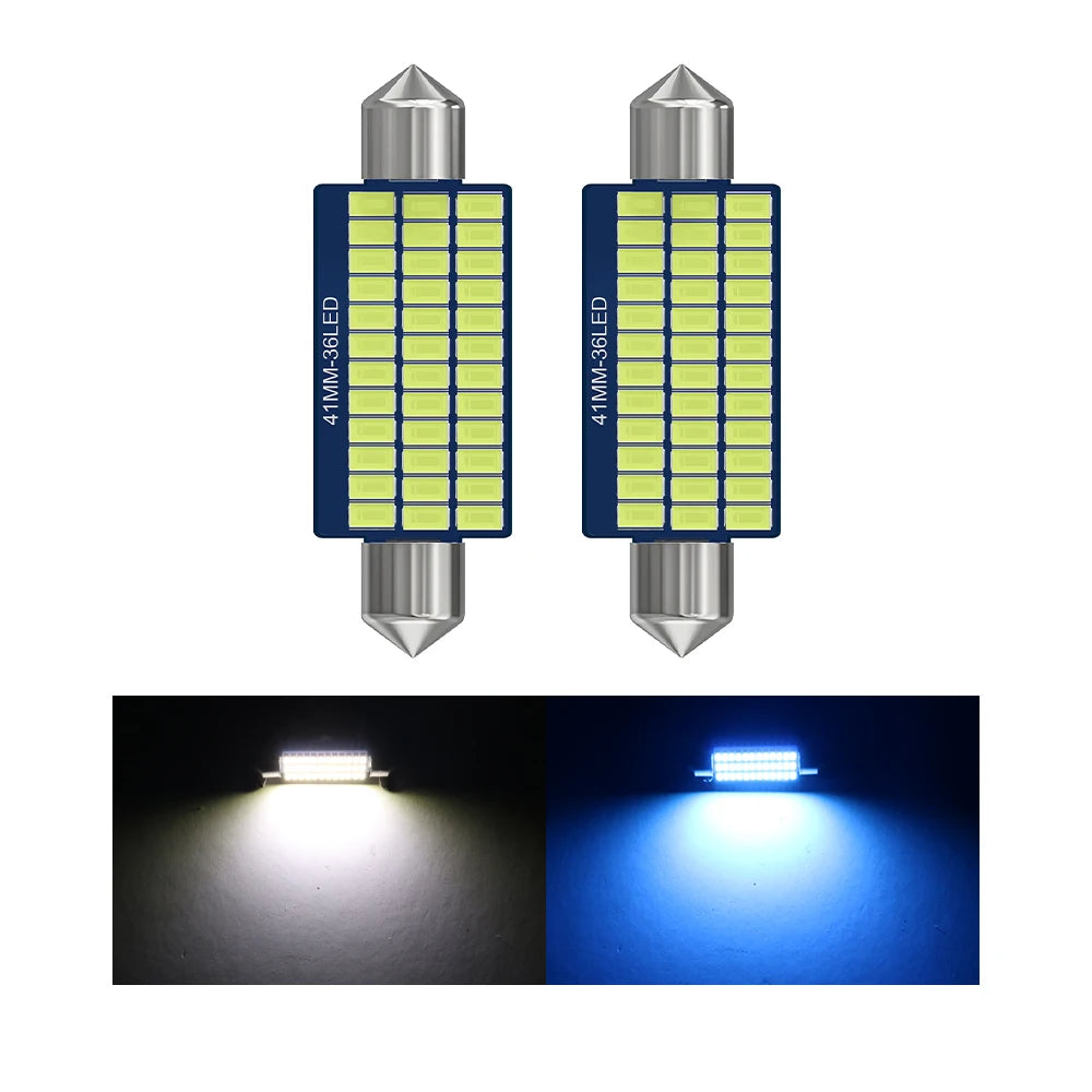 2pcs LED Canbus Festoon C5W C10W 31/36/39/41mm Car LED Light