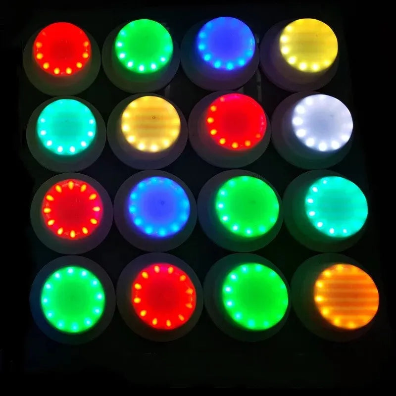24key Remote Control Rechargeable RGBW Light Base Waterproof