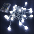 New 2M 20LED Colorful Ball String Lights AA Battery Operated Fairy Holiday Party Wedding Christmas Flashing LED Home Decoration