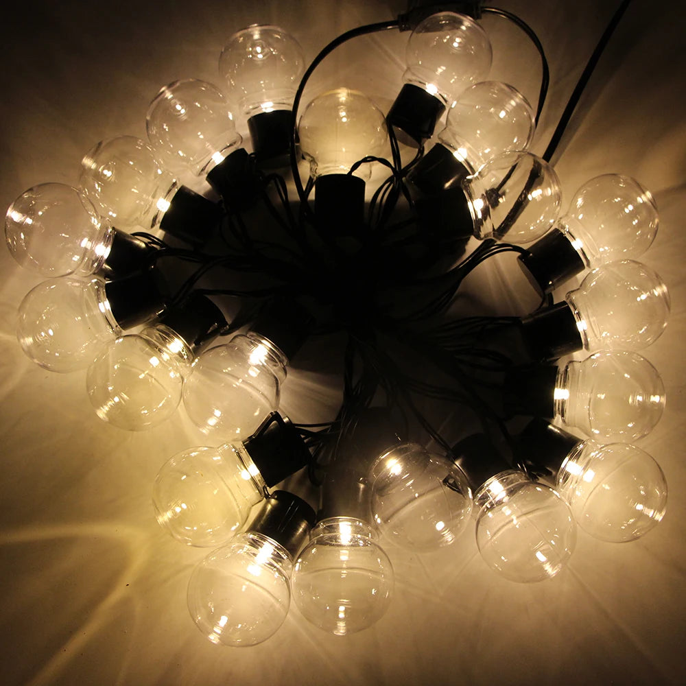 6M/16M Festoon Led Globe Fairy String Lights Christmas Garla