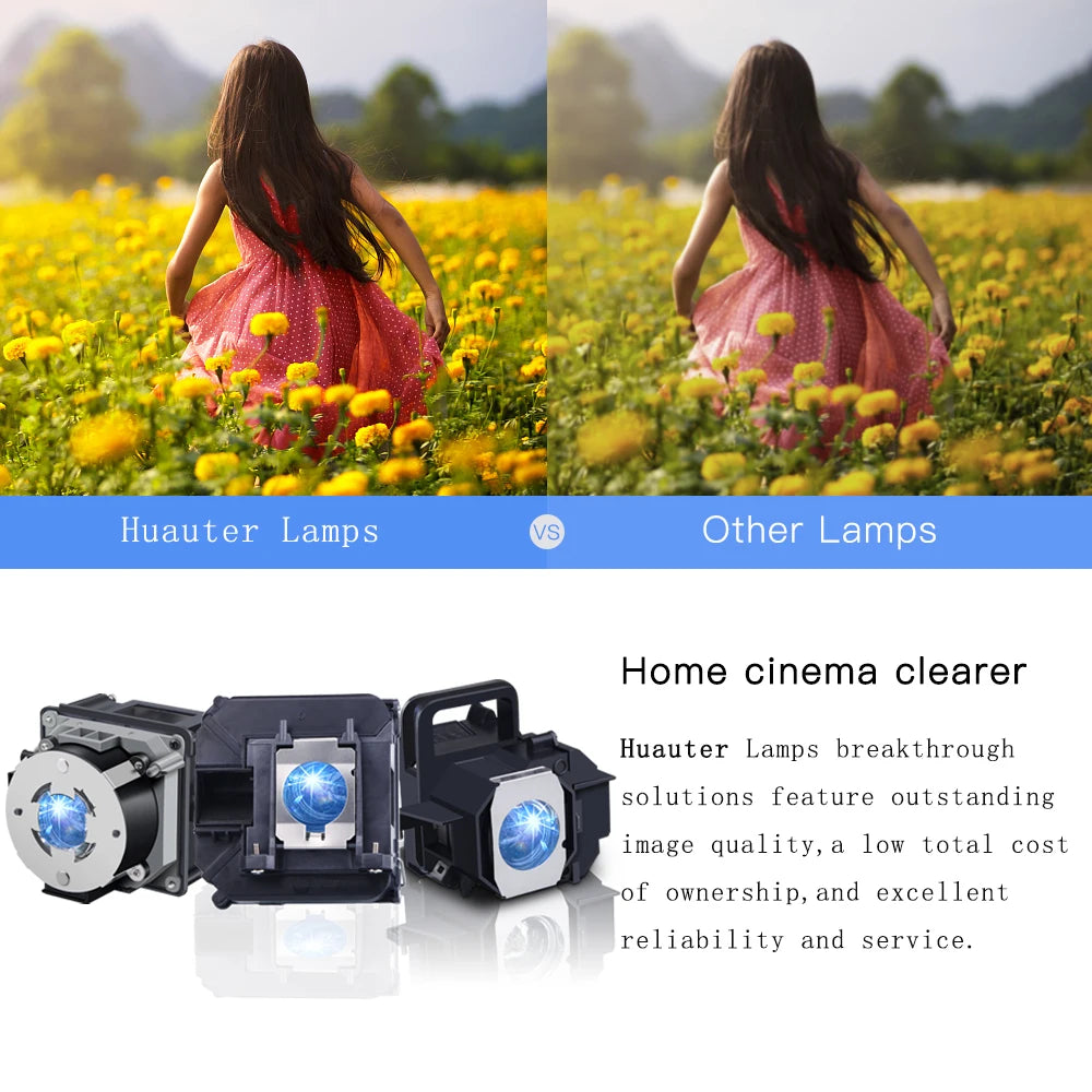 UHP 190/160 0.9 E20.9 Compatible Projector Lamp Bare Bulb fo