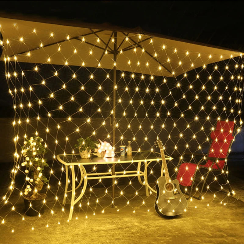 LED Net Christmas Lights 3M X 2M 204LEDS AC110V/220V Led Mes