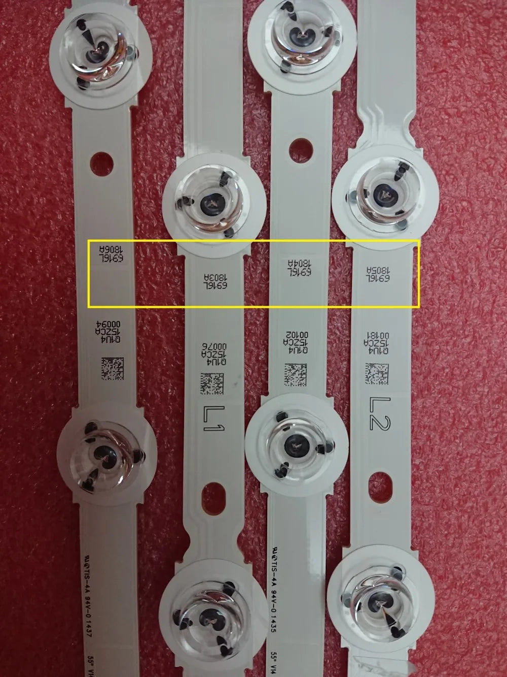 LED Strip for Panasonic TX-55AS740E TX-55ASW754 TX-55AS650B 6916L-1803A 1804A 1805A 1806A 1739A TX-55AS650E