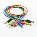 2pcs 2mm Test Wire Line K2 Banana Plug Connector Solder Tail